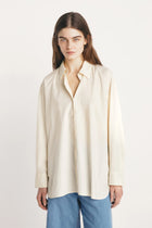 Long poplin shirt