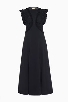Vestido midi dress top fruncido