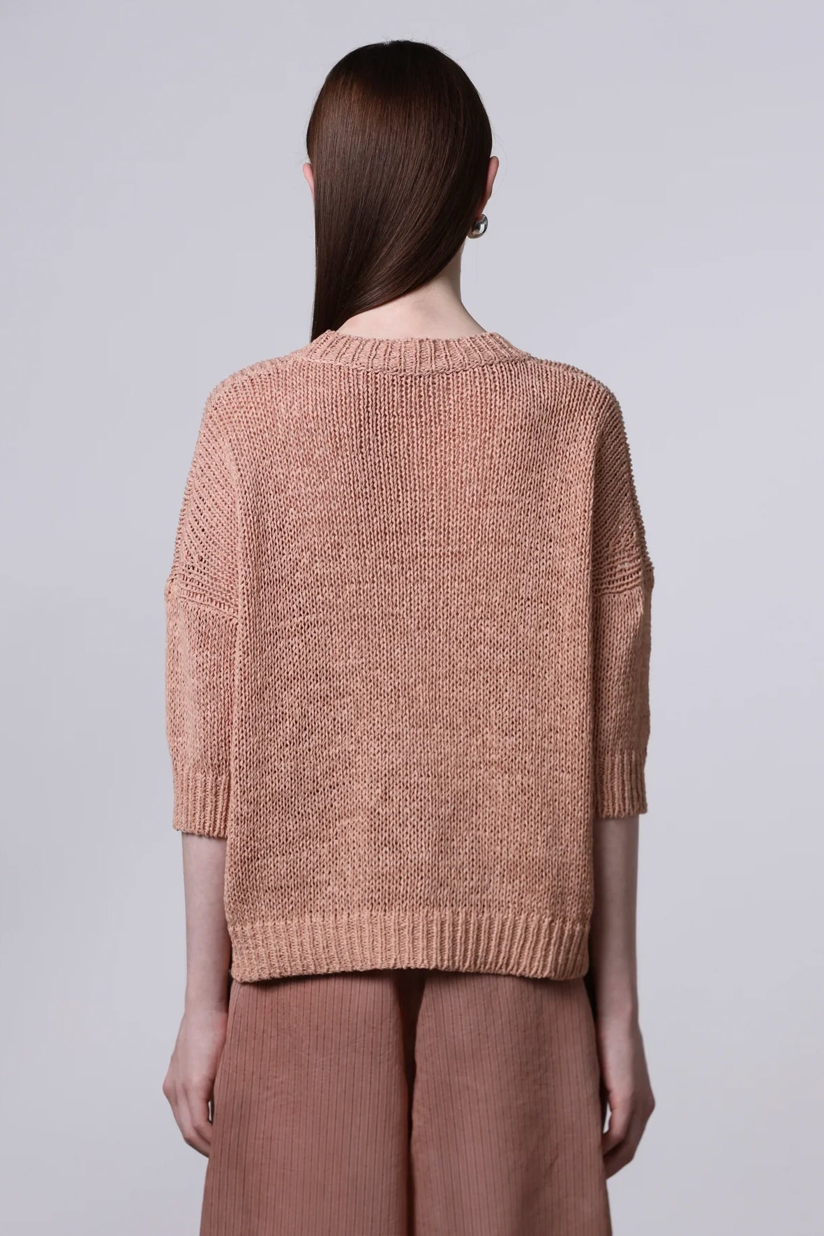 Top round neck cotton