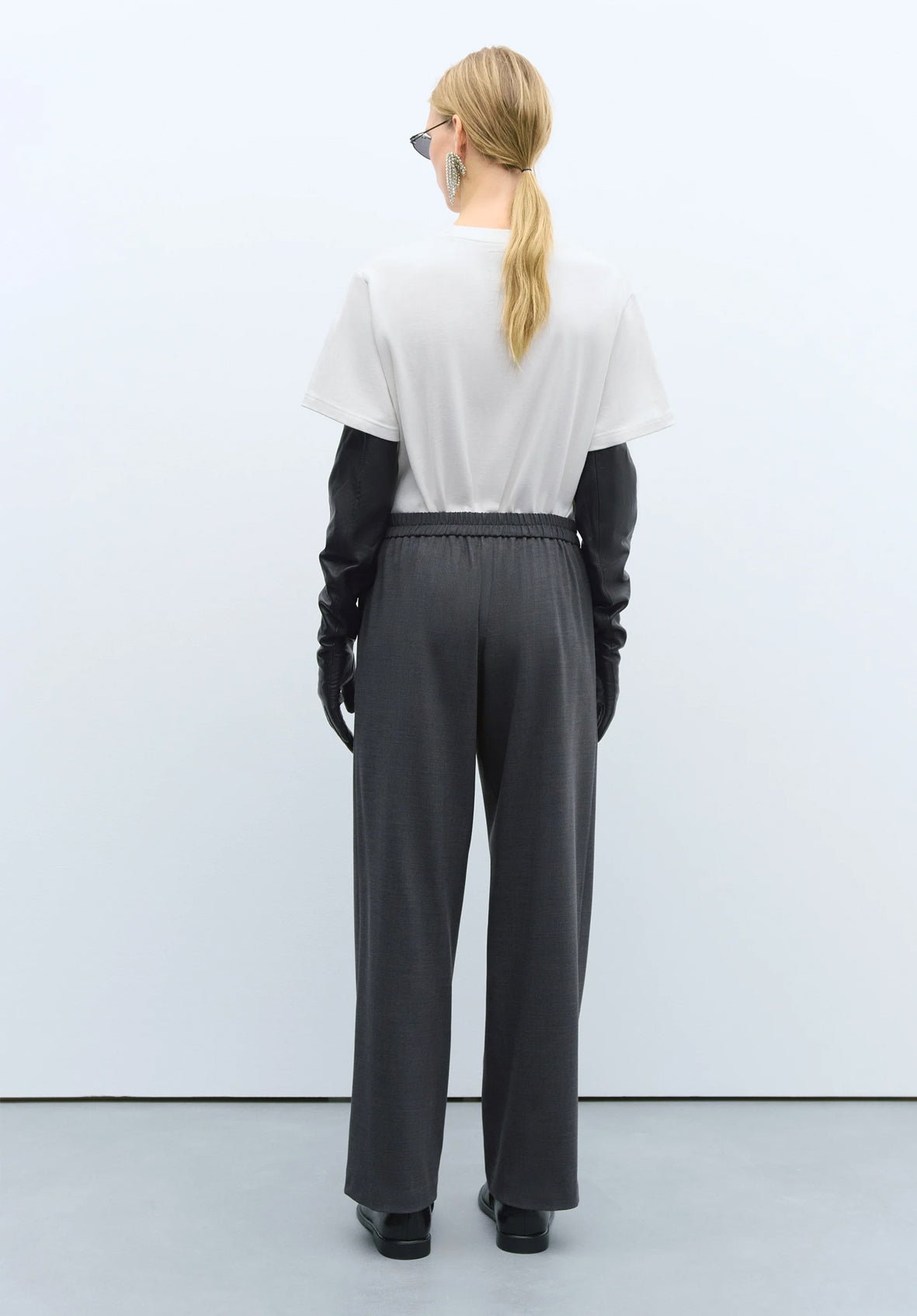 Pantalón tailoring seam gris