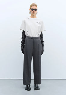 Pantalón tailoring seam gris