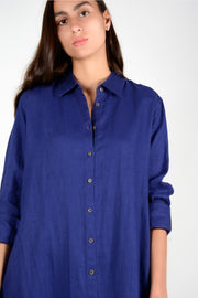 Vestido largo azul