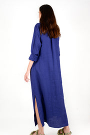Vestido largo azul