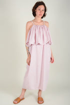 Vestido globo merengue powder