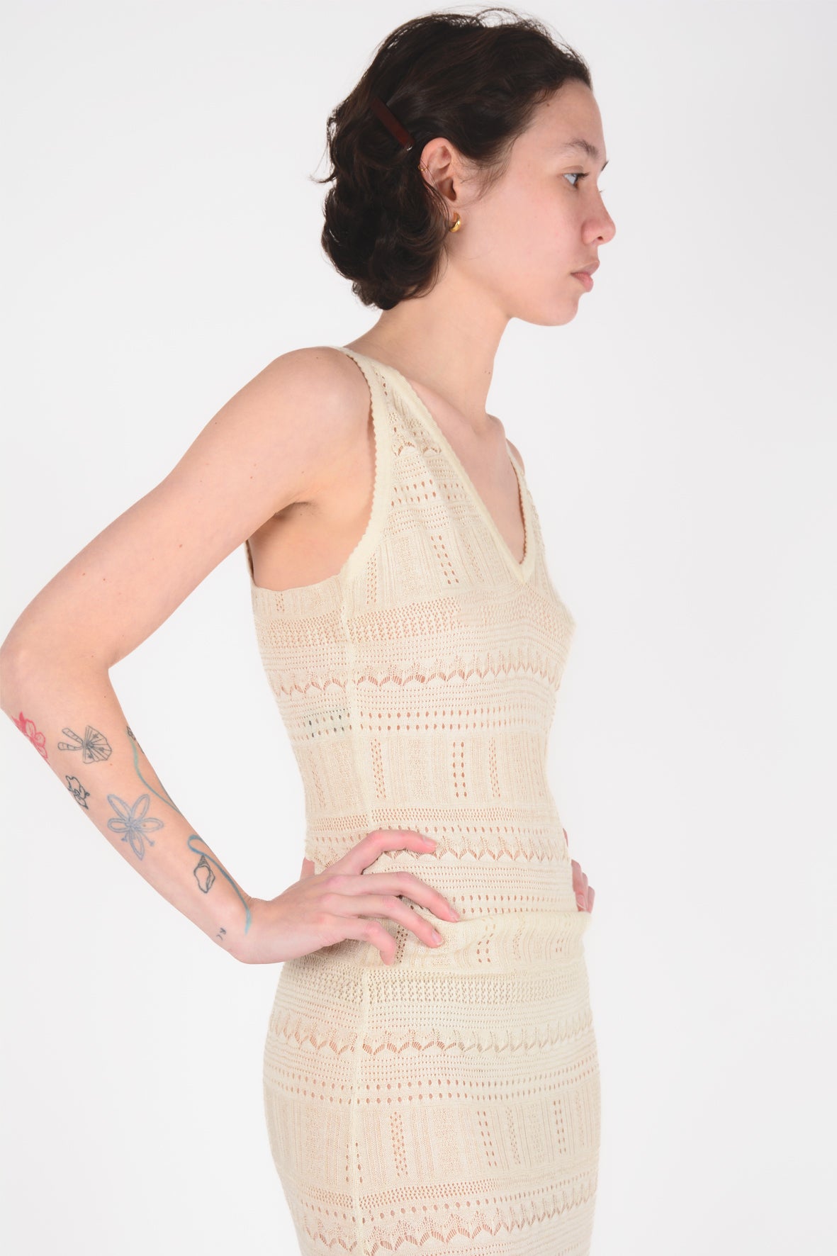 Vestido franjas silk cashmere