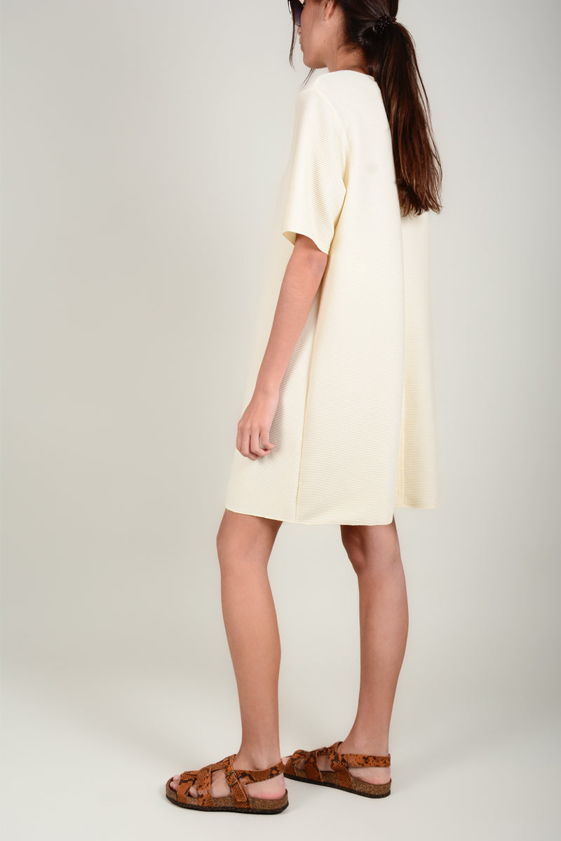 Vestido mini plisado