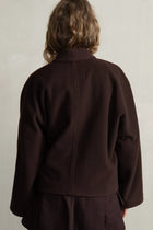 Chaqueta cruzada cinturón
