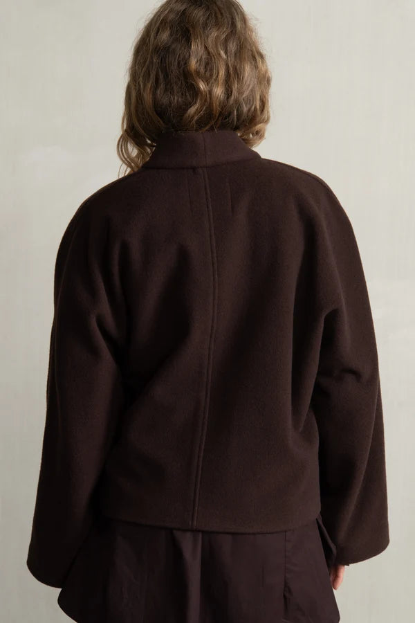 Chaqueta cruzada cinturón