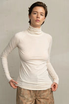 Camiseta cuello alto cotton