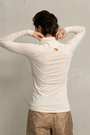 Camiseta cuello alto cotton