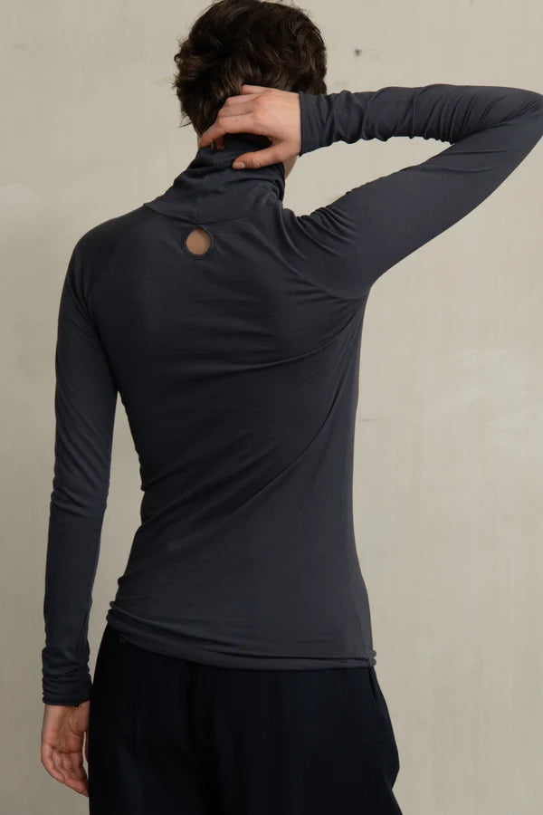 Camiseta cuello alto cotton