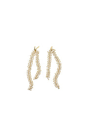 Pendientes White Chain
