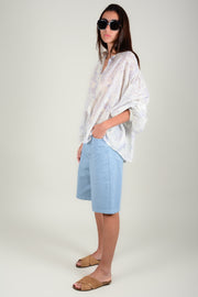 Camisa voile flores y amebas