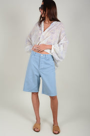 Camisa voile flores y amebas