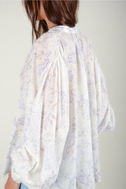 Camisa voile flores y amebas