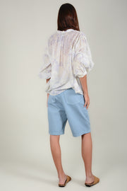 Camisa voile flores y amebas
