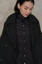 Camisa flores bordadas