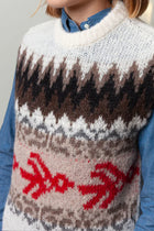 Chaleco fairisle birds
