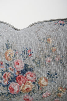 Almohadón flores lino wabi sabi imprime