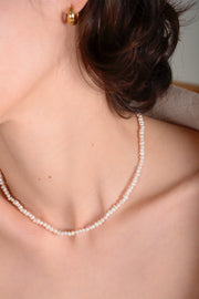 Collar arroz liso pequeño