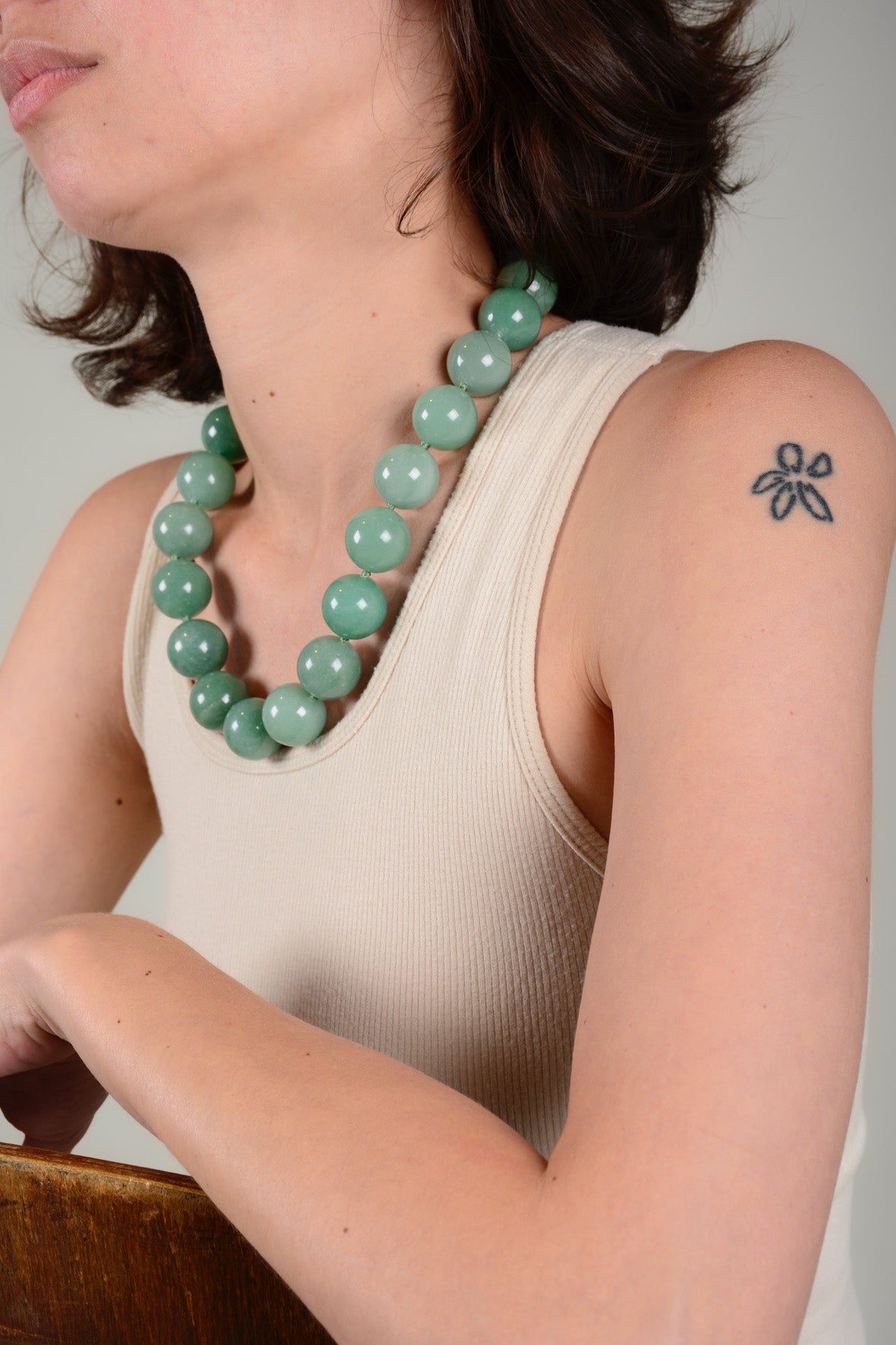 Collar bolas aventurina