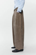 Pantalón baggy pana fina