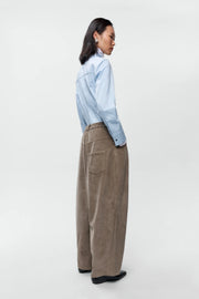 Pantalón baggy pana fina