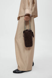 Bolso handmade wooden beaded