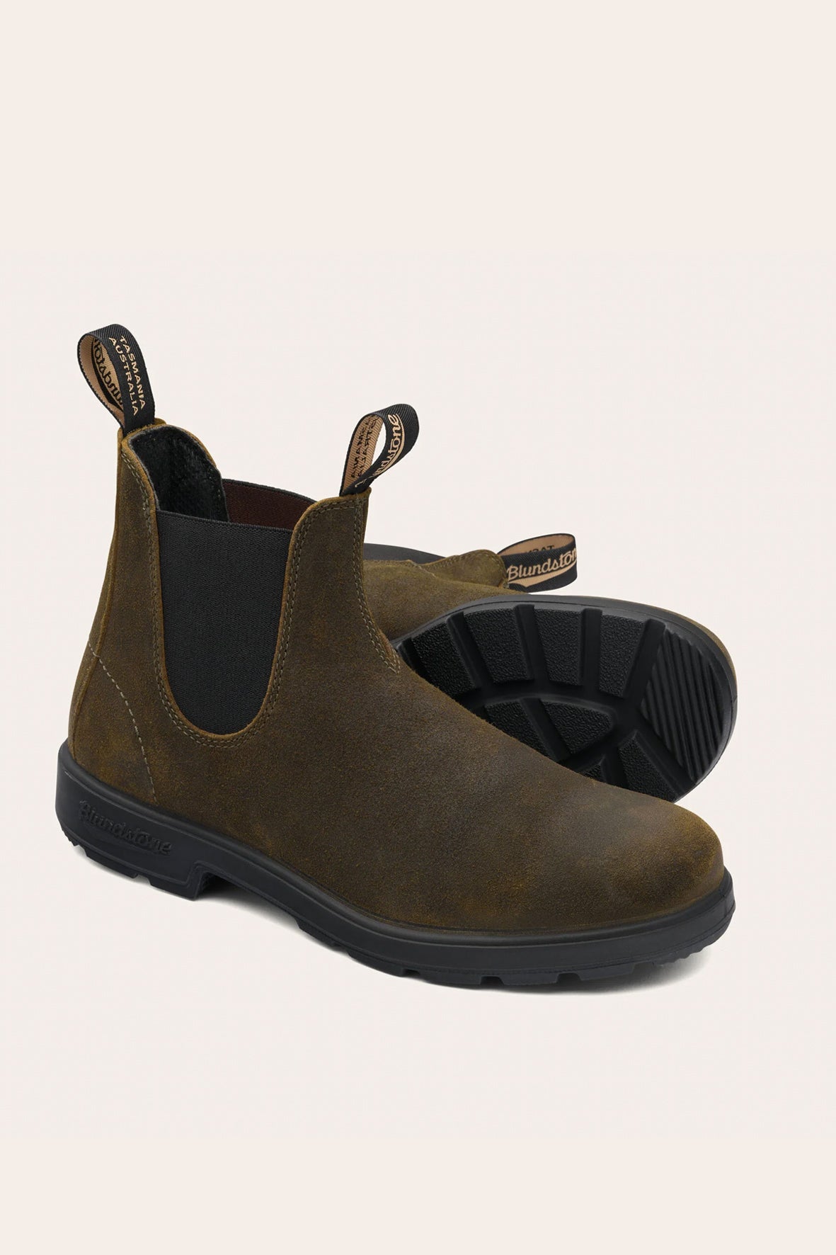 Botas piel vuelta