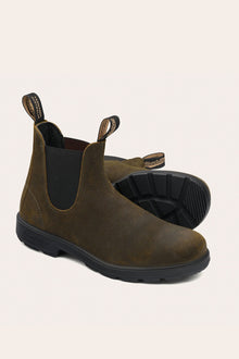 Botas piel vuelta