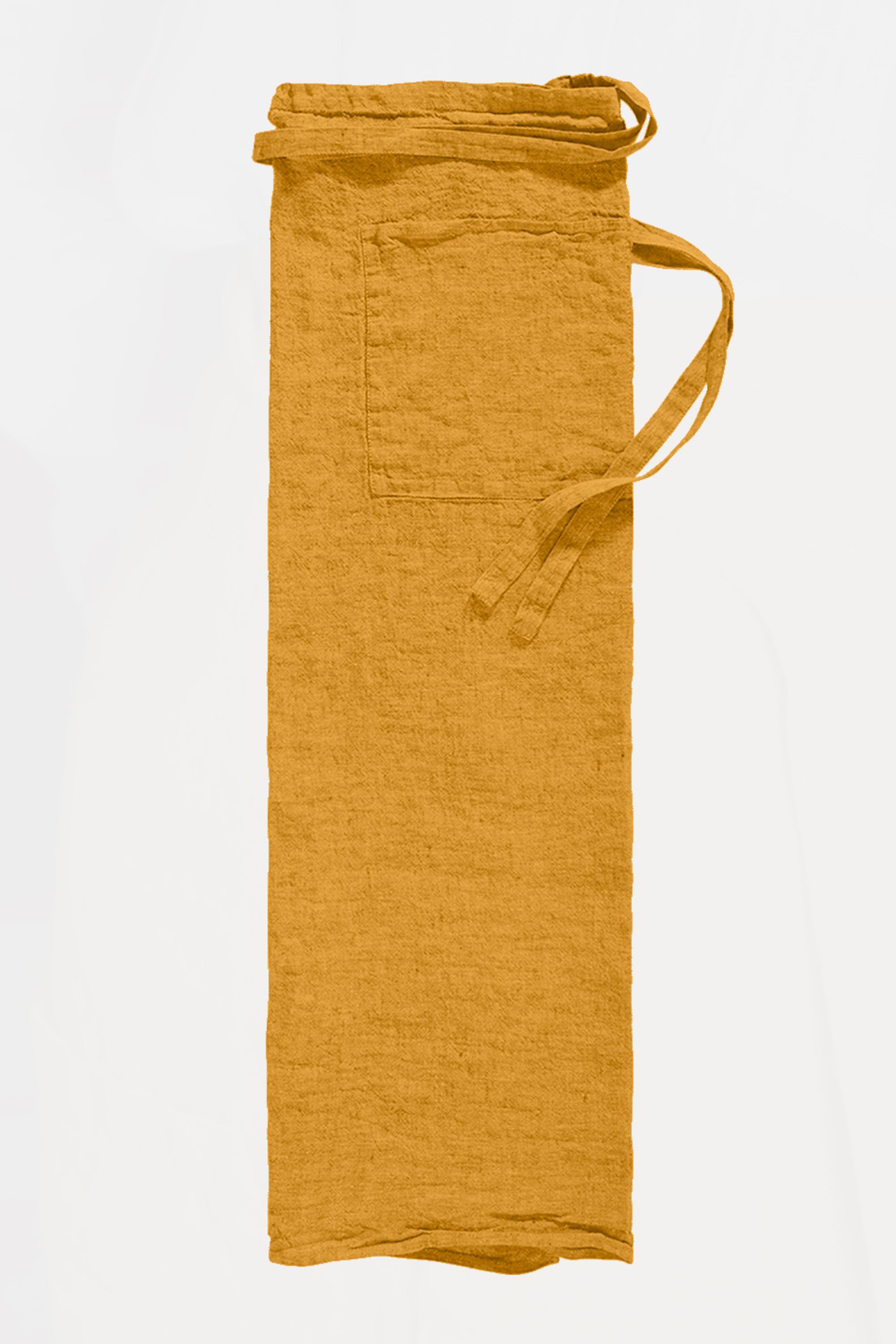 Honey linen bistro apron 