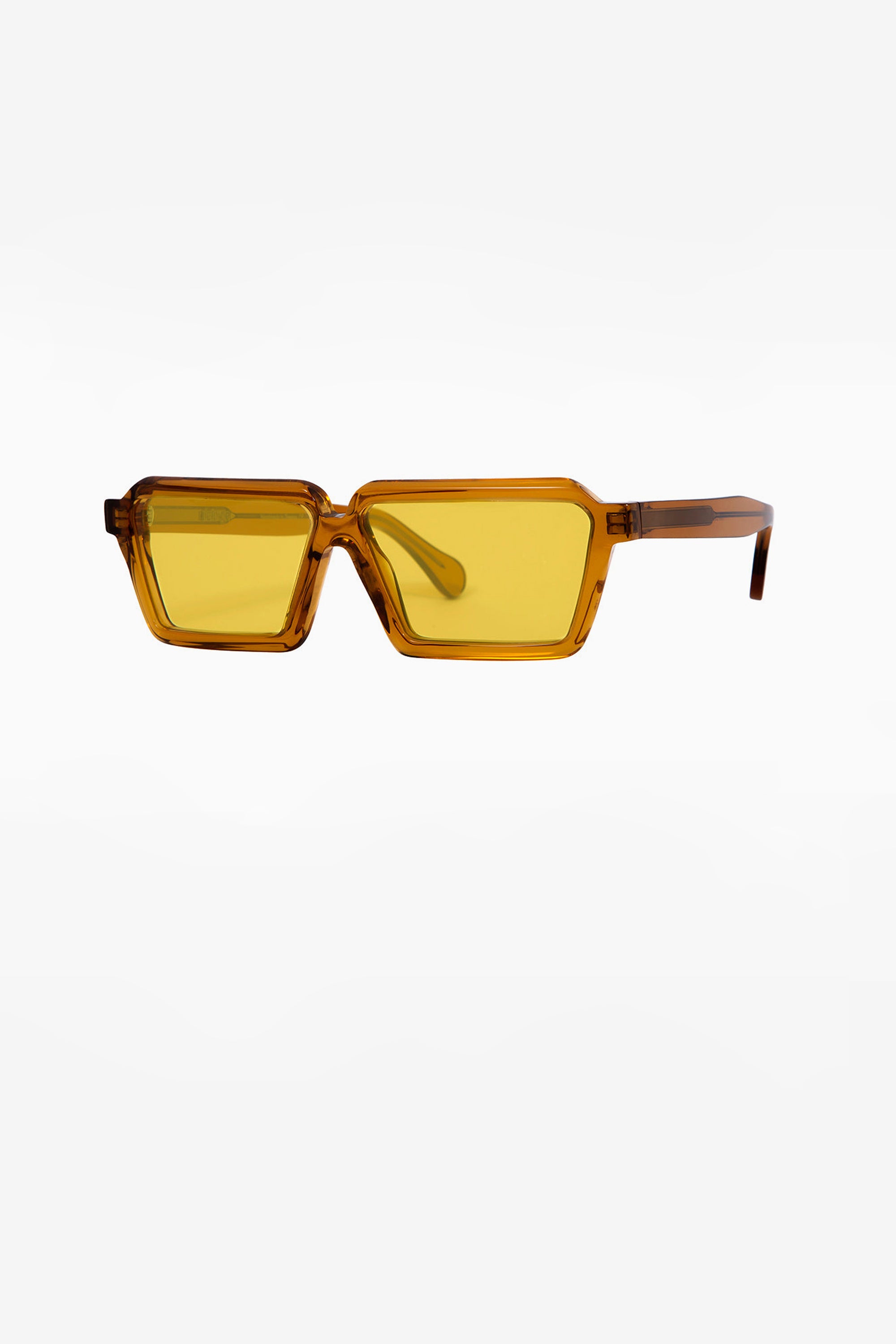 Yellow Trapexie Glasses