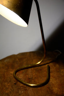 Lámpara pié tubo latón 50´s Francia