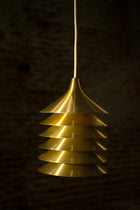 lámpara dorada - Suecia años 70´s