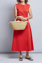 Bolso cesto entero paja