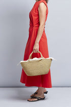 Bolso cesto entero paja