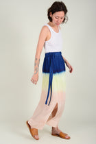 Falda 3 franjas color