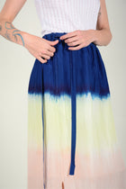 Falda 3 franjas color
