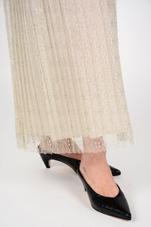 Falda encaje metalizado