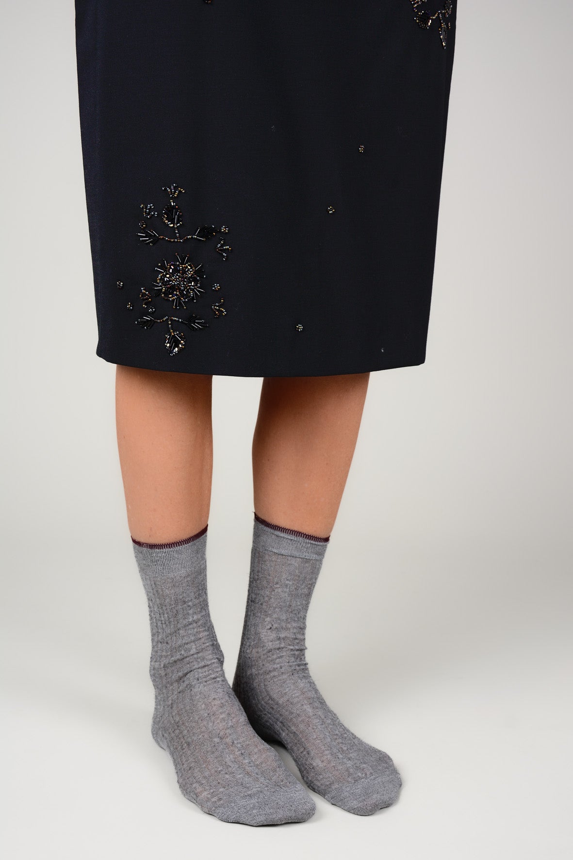 Calcetín finito lurex