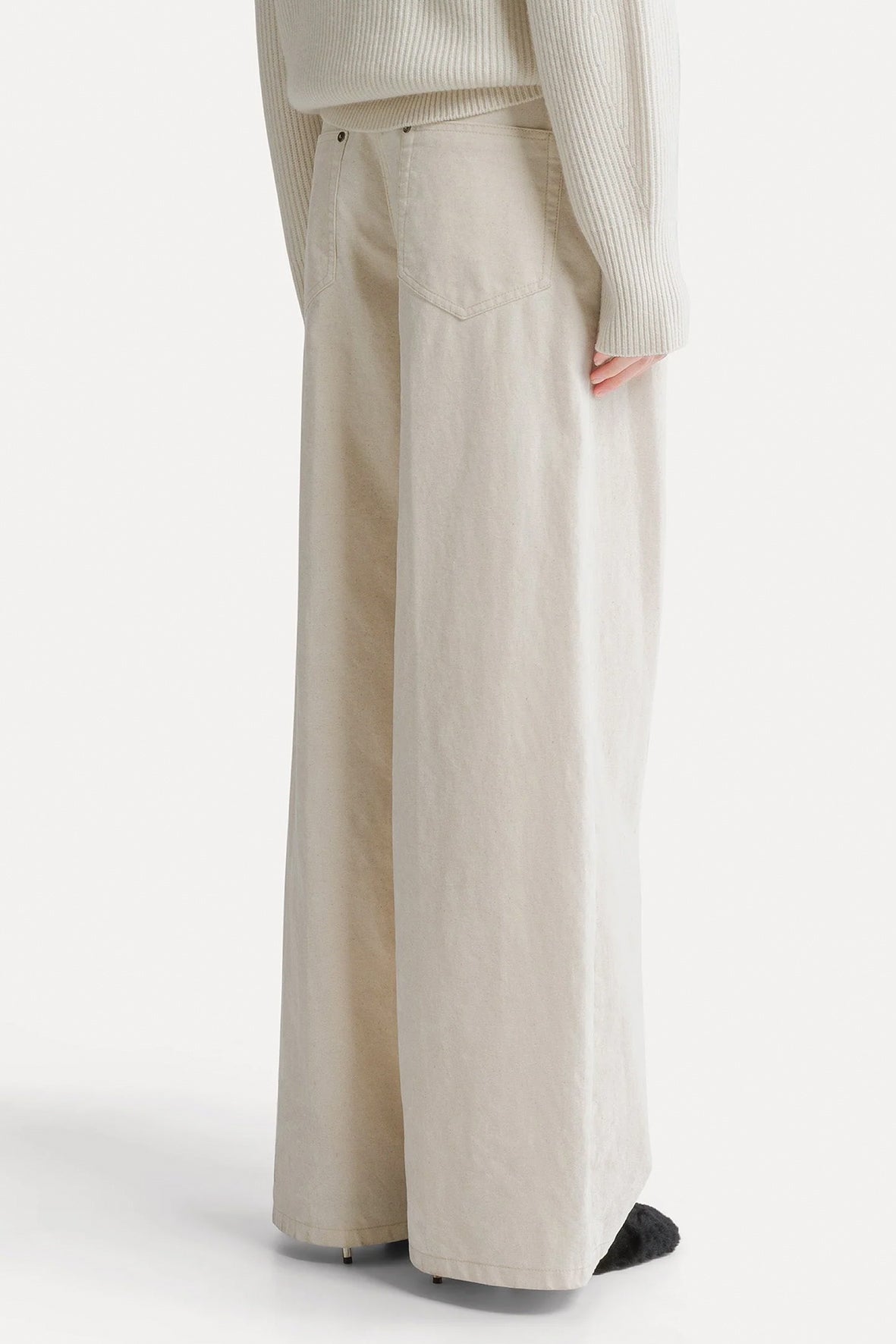 Pantalón flock denim 5 pockets