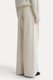 Pantalón flock denim 5 pockets