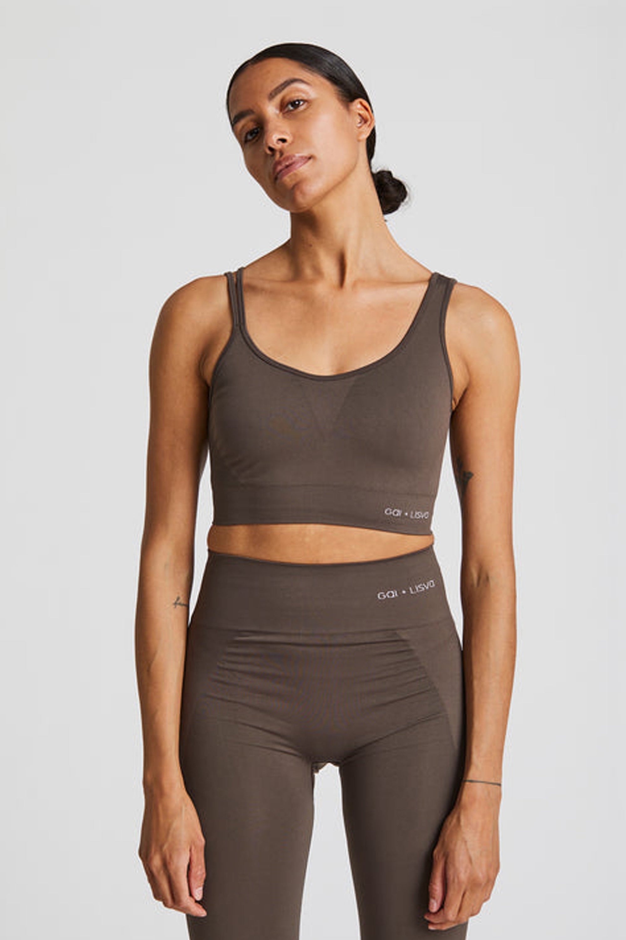 Asymmetrical yoga top