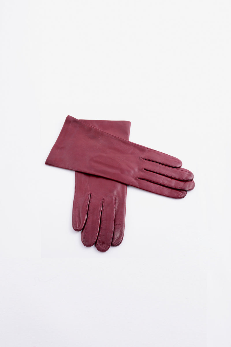 Long plain gloves