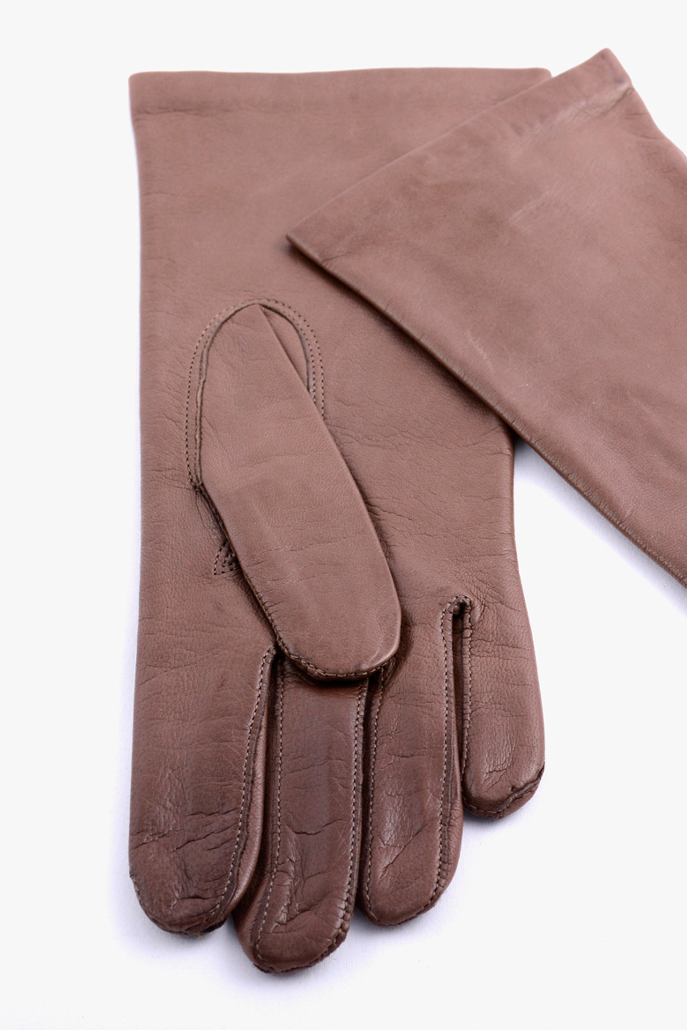 Long plain gloves 