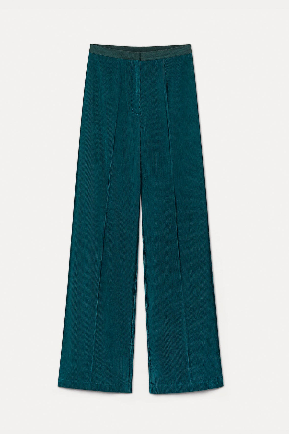 Pantalón fluid rubbed velvet