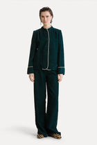 Pantalón fluid rubbed velvet