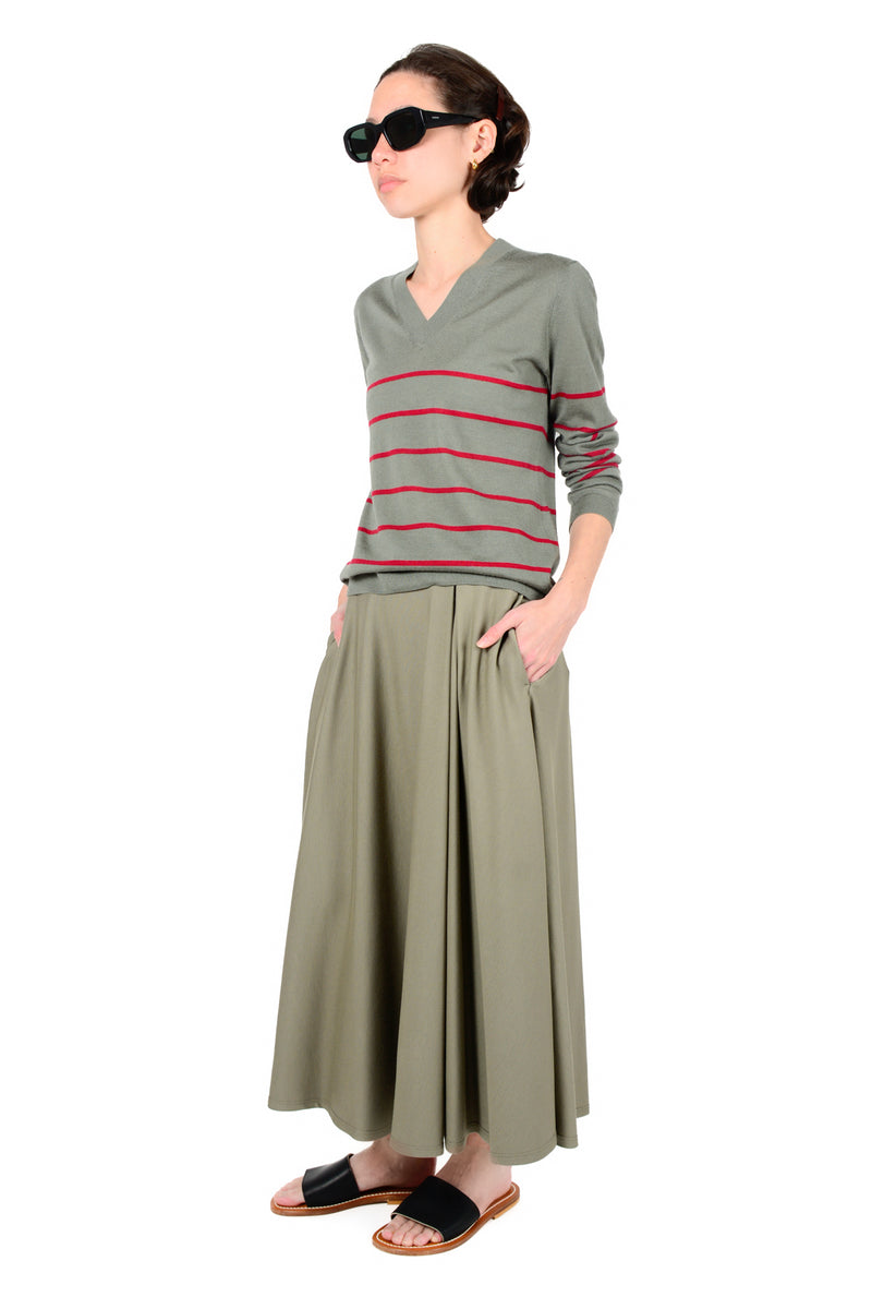 Jersey pico rayas marineras