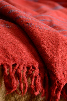 Rust brown blanket 