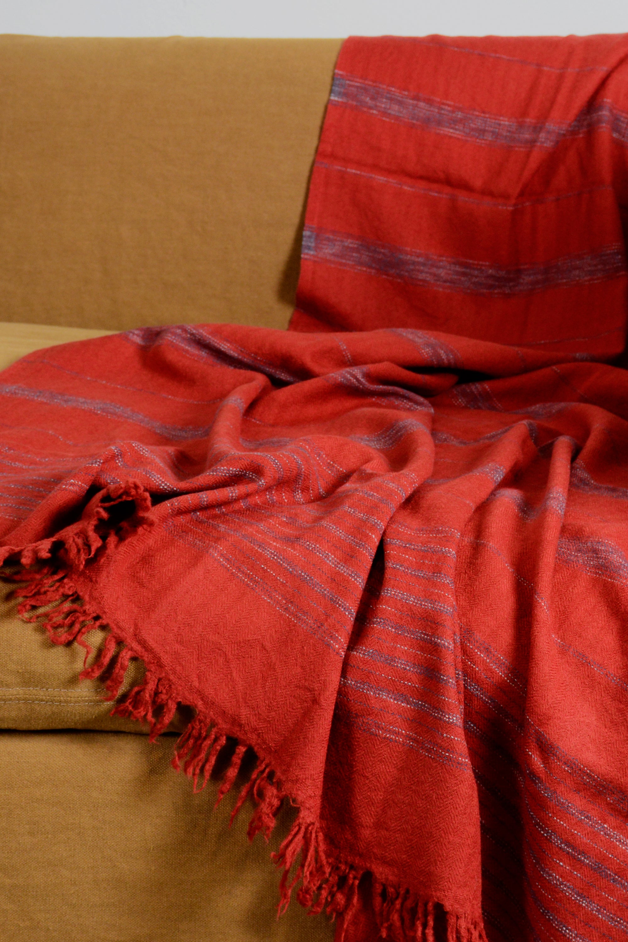 Rust brown blanket 